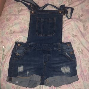Jean shortalls